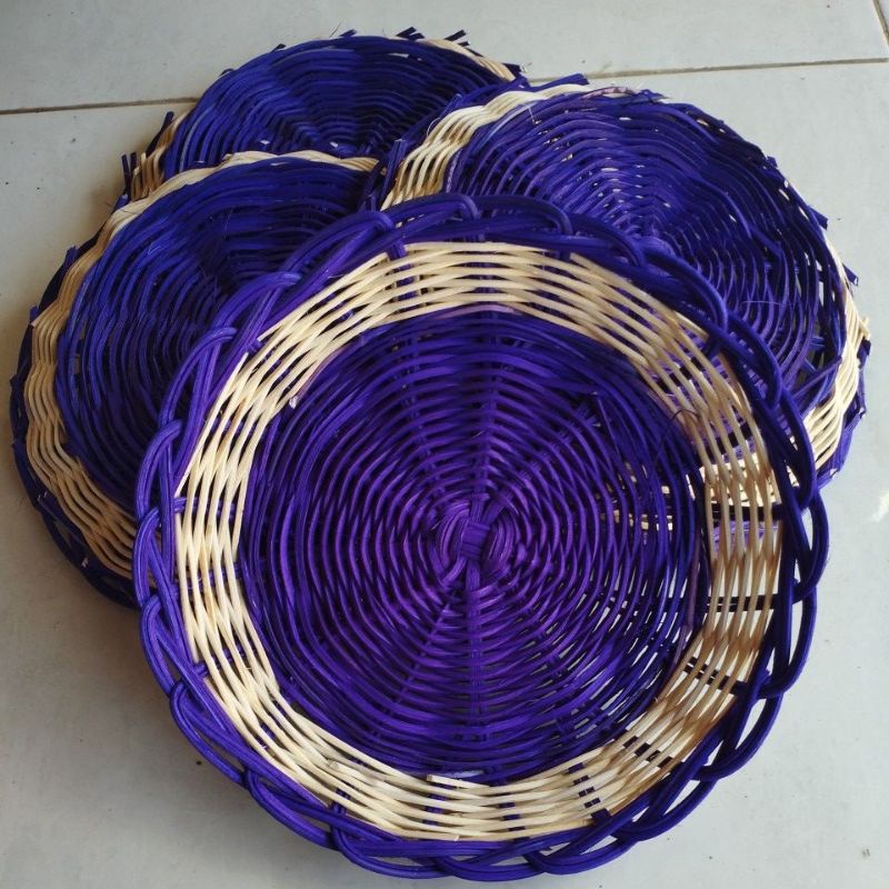 piring rotan asli