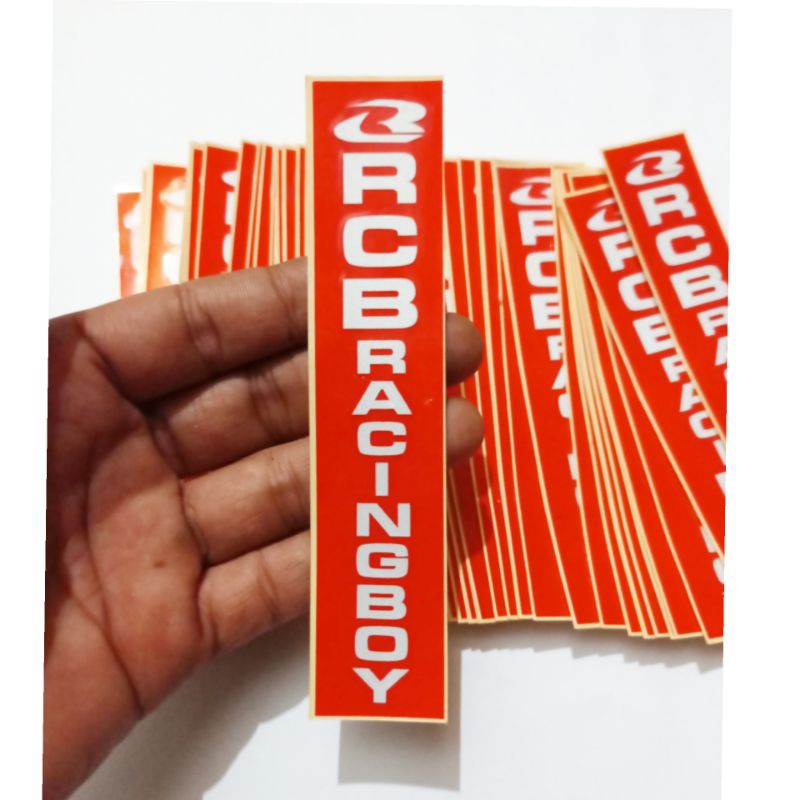 STICKER SHOCK BOTTOM RCB RACING BOY CUTTING