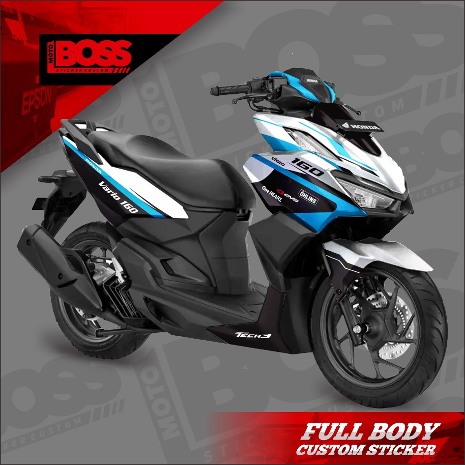 Decal Stiker Sticker Vario 160 2022 Full Body Dekal Stiker Custom  Vario 160 2022 Striping Full Body