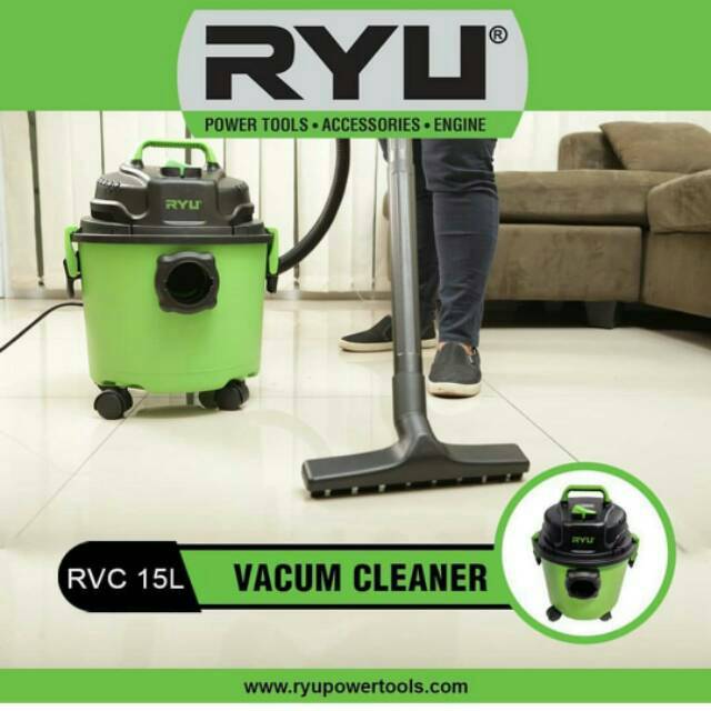 Ryu Vacum Cleaner 3 In 1 Basah Dan Kering Penyedot Debu RVC 15