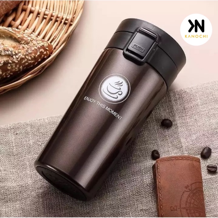 Thermos Kecil Mini Termos kopi Stainless Steel Vacum Tumbler 380ml