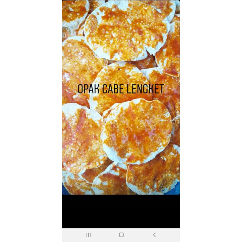 

Krupuk Opak Cabe Lengket Jumbo