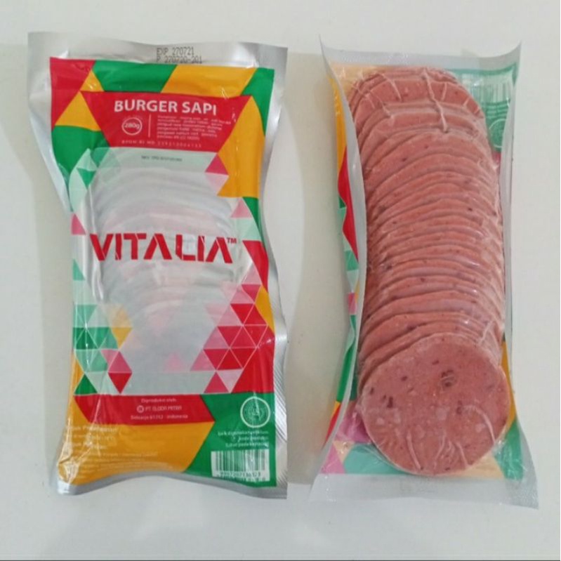 

Vitalia Daging Sapi Burger Mini 280gr isi 20