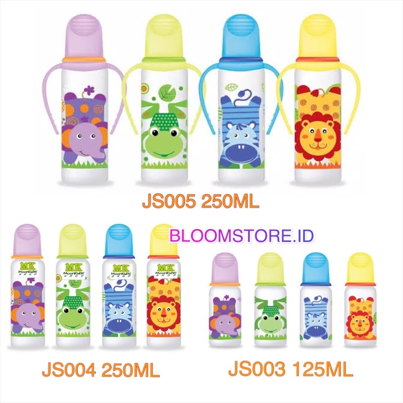 BABY SAFE Botol Susu Dot Bayi 125ml 250ml 125 250 ml BabySafe Feeding Milk Bottle JS003 JS004 JS005 JS 003 004 005 Handle