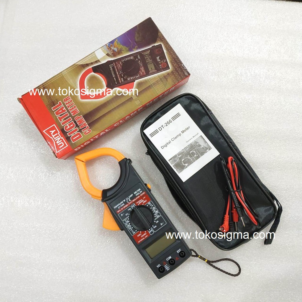 Digital Clamp Multi meter Tang Ampere AC DC Resistance Tester 266