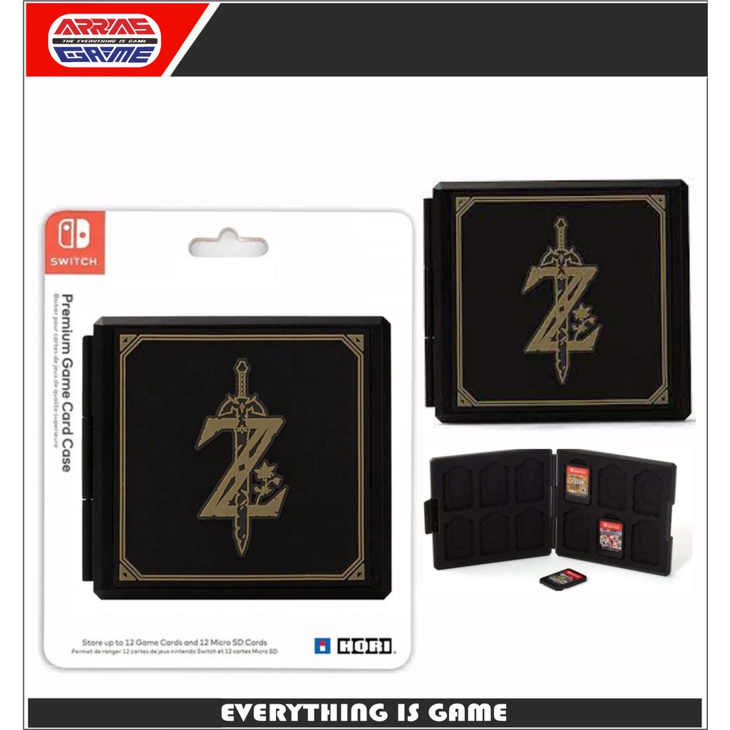 Jual Nintendo Switch Premium Game Card Case Zelda BOTW "Z" Card Case