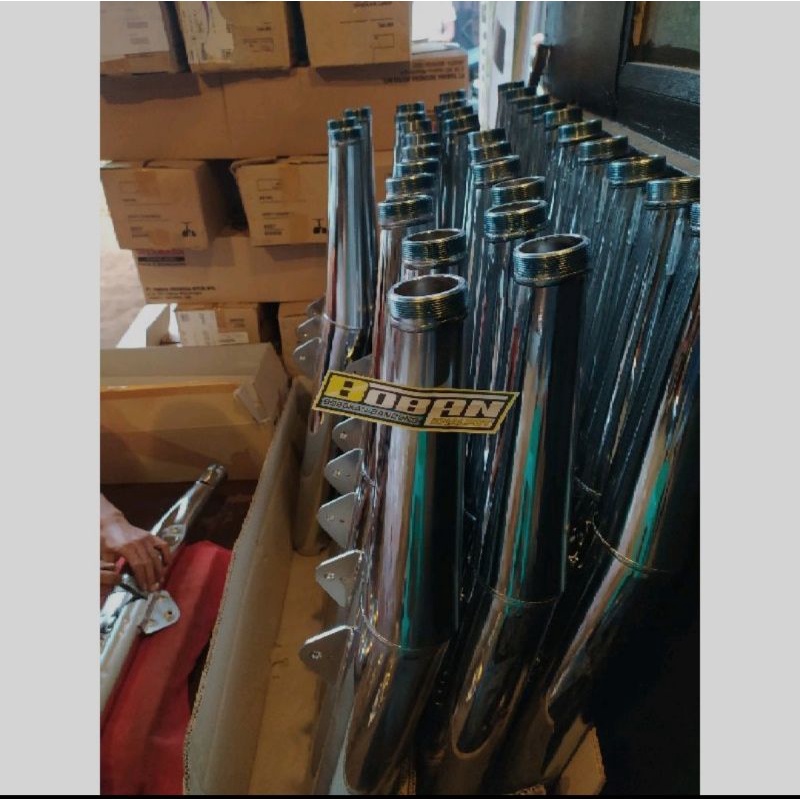 knalpot boban FULLSET BOBAN LASER C33 C39 DAN NUKLIR BOBOKAN BANDUNG