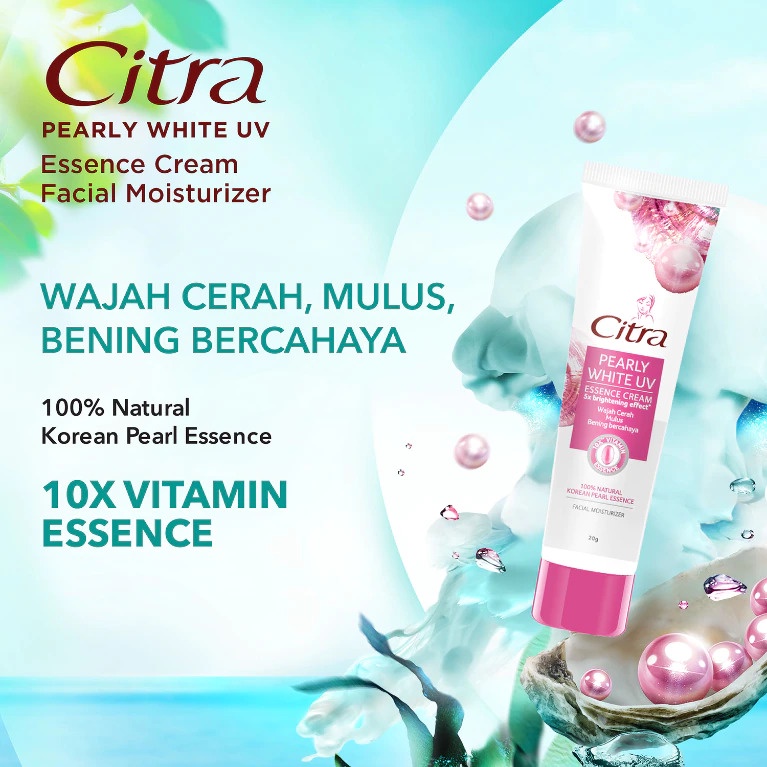 Citra Moisturizer Pearly Glow UV / Greentea