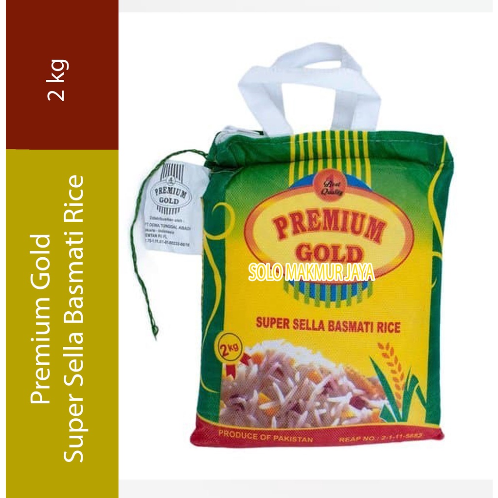 

Premium Gold Basmati Rice, Beras Khusus 2 kg