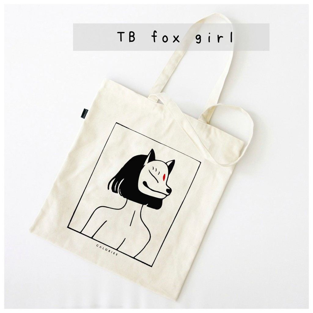 Totebag stringbag  estetik | simpel | girl &amp; boy | mask | black and white | motif #TOSI