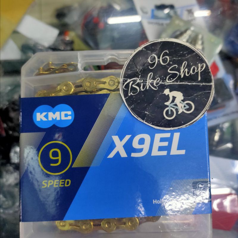 RANTAI KMC 9 SPEED GOLD HOLLO X9EL