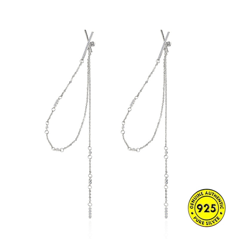 Anting Tusuk Sterling Silver 925 Untuk Wanita