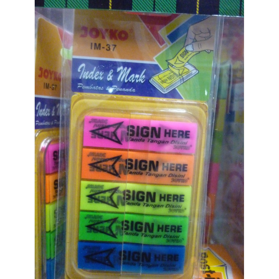 

Jual Post It Sign Here Joyko Warna Im-37 Murah