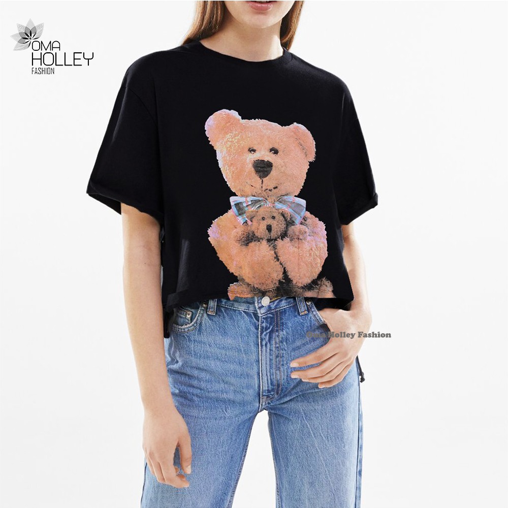 (COD) OH Fashion Kaos Bearry Tee Fashion Wanita (Stadivarius) #1138