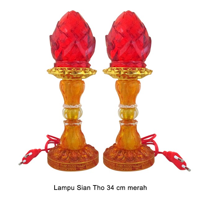 Lampu altar sembahyang LED sian tho 34 cm (lampu meja)
