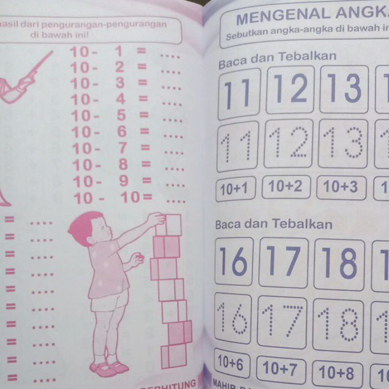 Buku Mahir Dalam Berhitung Paud Tk