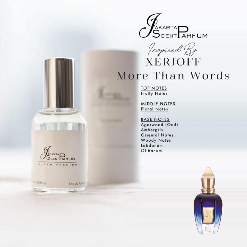 js parfum inspired by Xerjoff more than words