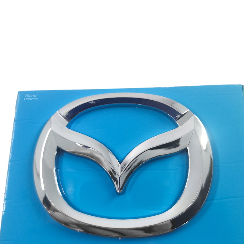 1pc Stiker Emblem Logo MAZDA Bahan ABS Untuk Bagasi Belakang Mobil MAZDA