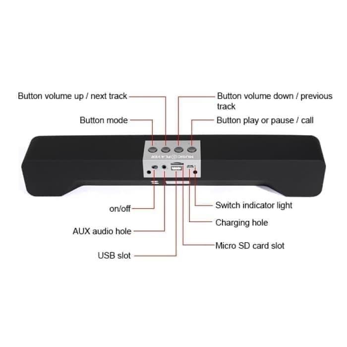 SPEAKER CST 350 N | CST 350N Bluetooth USB AUX FM RADIO SIMBADDA