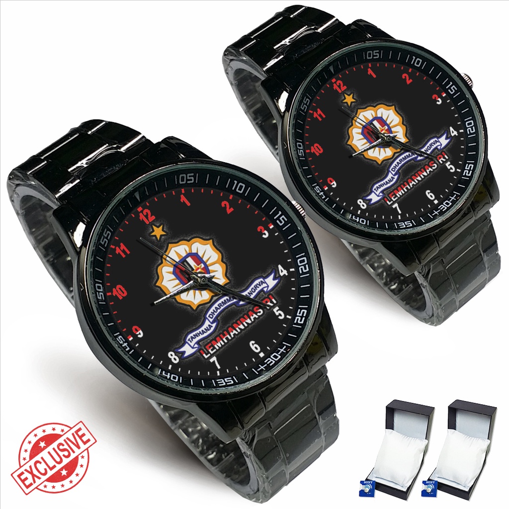 Jam Tangan Rantai Couple LEMHANAS R.I (Mantul)