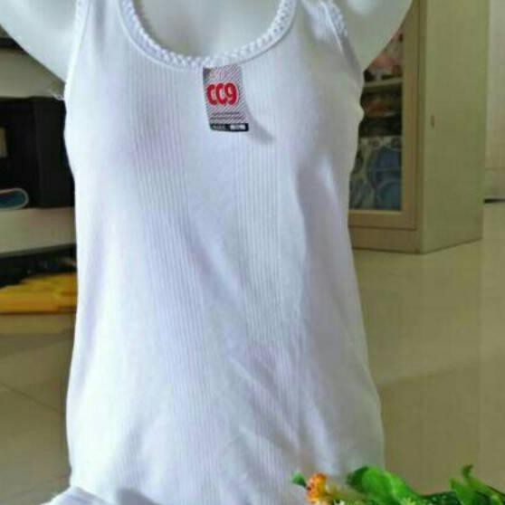 DISKON◦ 6pcs kaos dalam anak cewek cowok/kaos singlet remaja/kaos kutang anak/singlet putih - Paling