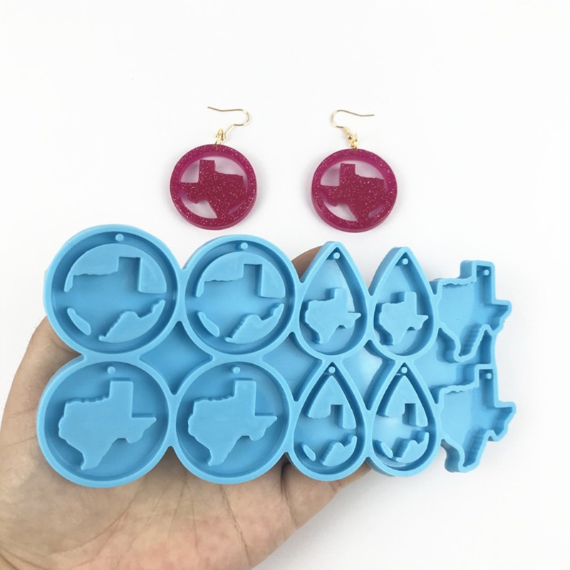 SIY  Earrings Epoxy Resin Mold Ear Studs Dangle Casting Silicone Mould DIY Crafts Jewelry Pendants Casting Tool