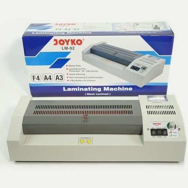 

JOYKO LM02 size A4 F4 & A3 HAVY DUTY Mesin Laminating Laminator LM 02