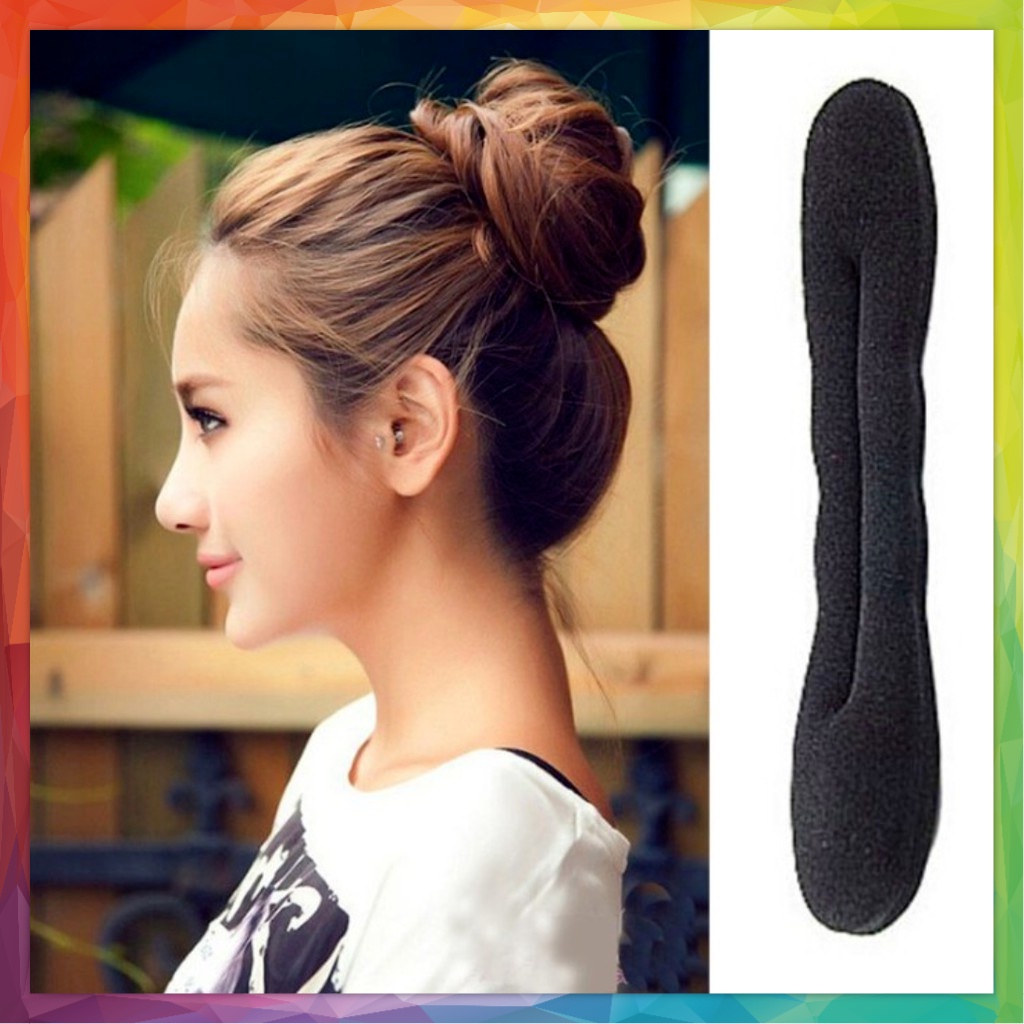 Hairdini Sponge Rambut / Hair Dini / Hair Bun / Hairlock / Alat Cepol Donat untuk Tatanan Rambut