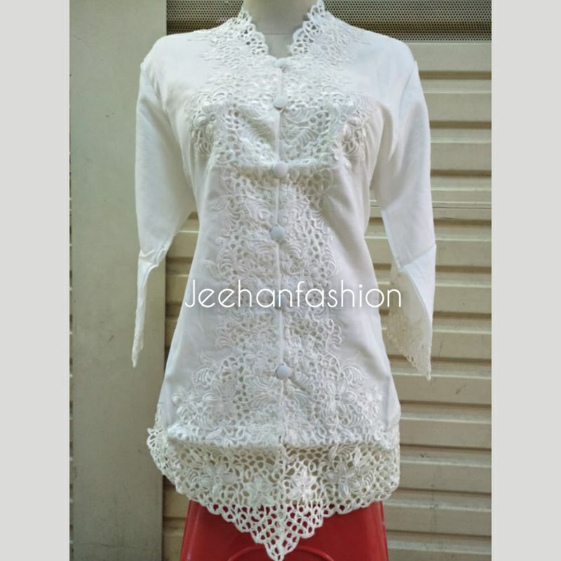 Baju Kebaya Bordir Kerancang / Baju Kebaya Encim / Baju Kebaya Modern / Baju Kebaya Betawi