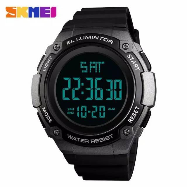 SKMEI 1346 ORIGINAL Jam Tangan Pria SKMEI Digital LED aliyatman store