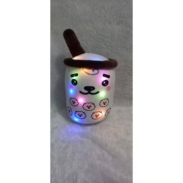 Bantal boba karakter BT21 lampu LED