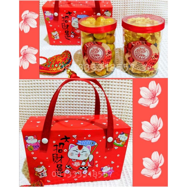 

Hampers Imlek Tas Kucing isi 2 Tab
