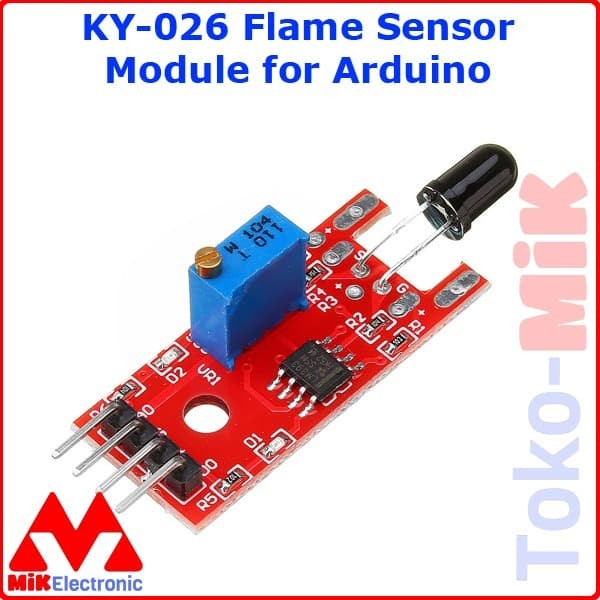 KY026 KY-026 FLAME SENSOR MODULE DETEKSI CAHAYA KEBAKARAN API