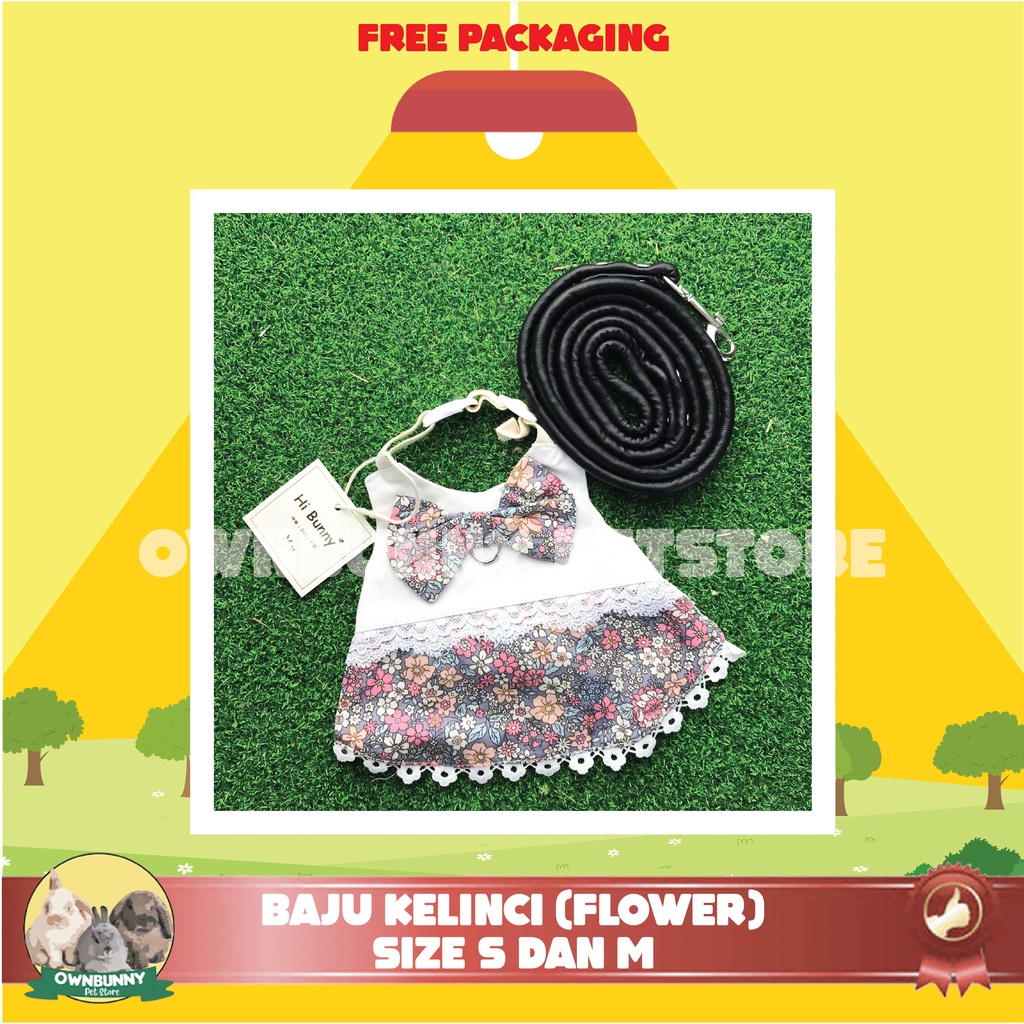 BAJU HEWAN KELINCI LUCU ACCESSORIES PAKAIAN KELINCI