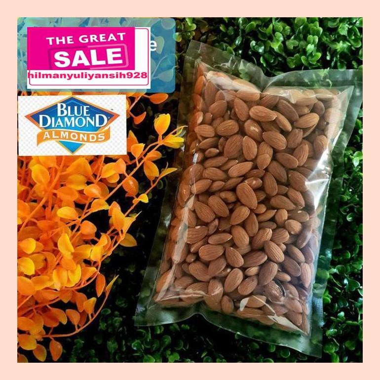 

S50Mra Kacang Almond Whole Mentah / Raw Almond Whole - 1 Kg Ret05Vh