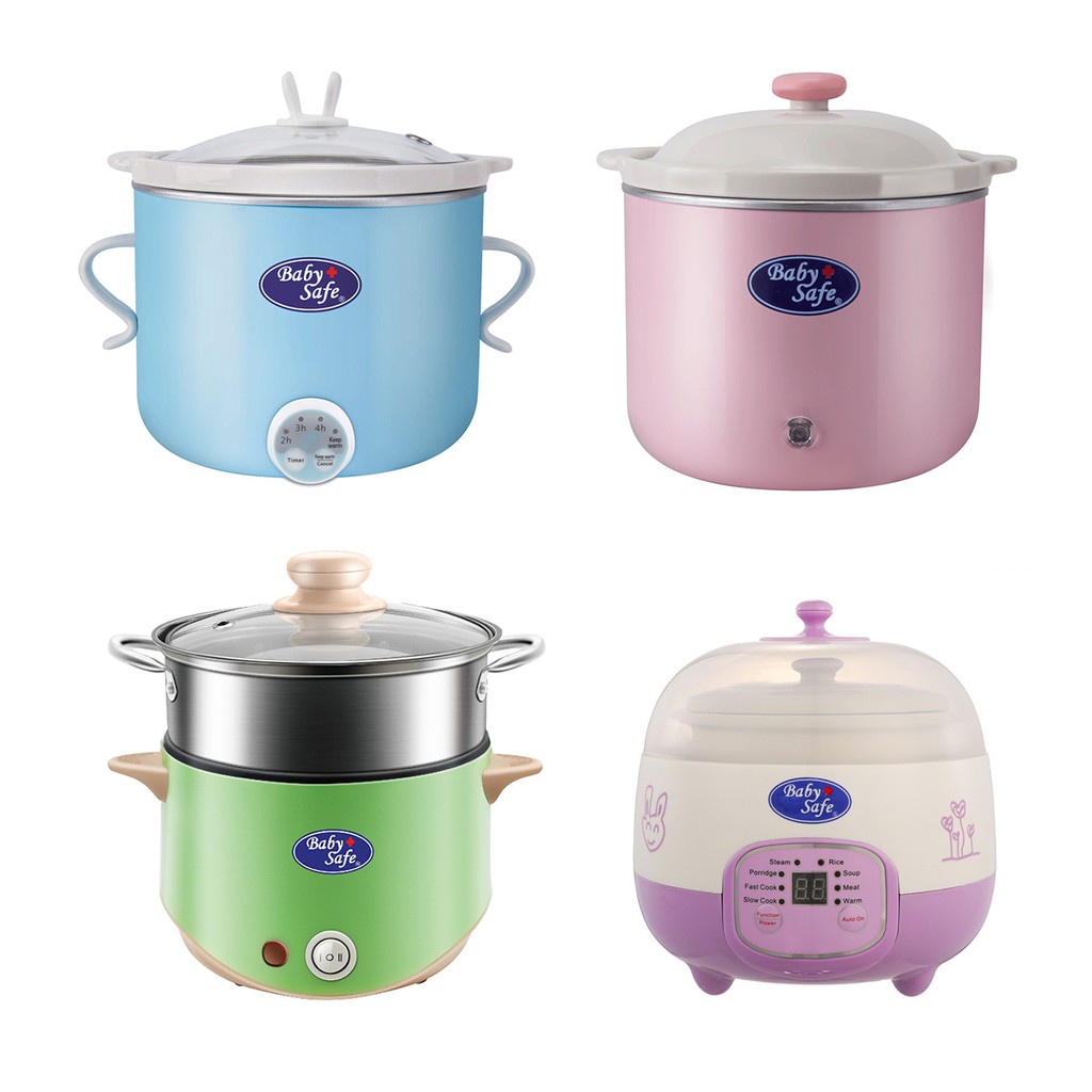 BABYSAFE MURAH SLOW COOKER LB07M LB007 LB008 LB009 LB010 LB011 BABY SAFE BABY MPASI DIGITAL FOOD MAKER KADO BAYI