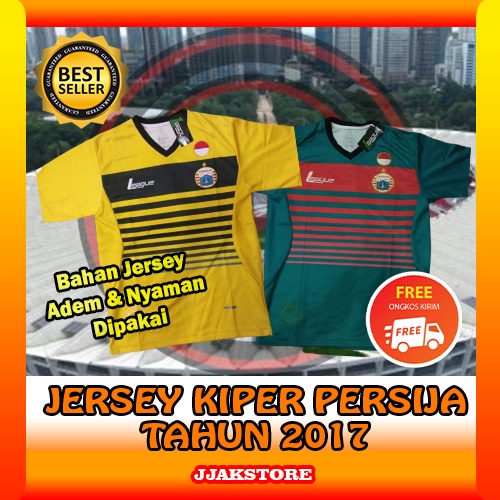 Jersey Persija Jakarta Kiper 2017 League Jakartans Merchandise Atribut Jakmania Bola Original