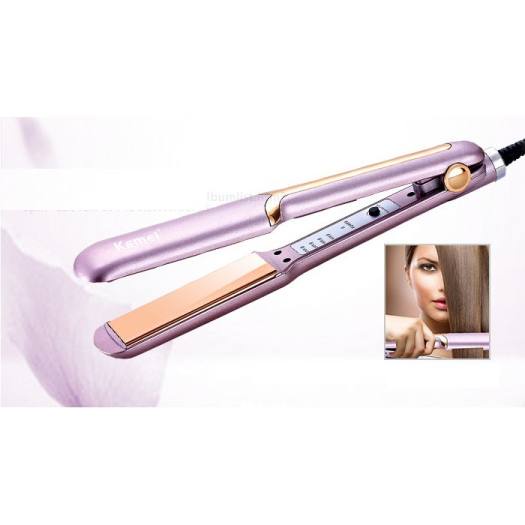 KEMEI ORIGINAL 459 hair straightener catok sisir pelurus rambut