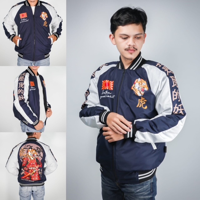 MN Jaket Sukajan Japan Tiger Irathar Original (COD)