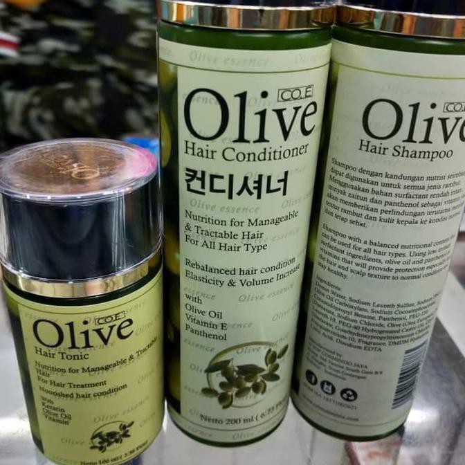 [COD] 3in1 Paket Pemanjang Rambut Shampo+Kondisioner+Tonic Ampuh dalam 2 Minggu | SYB Olive BPOM