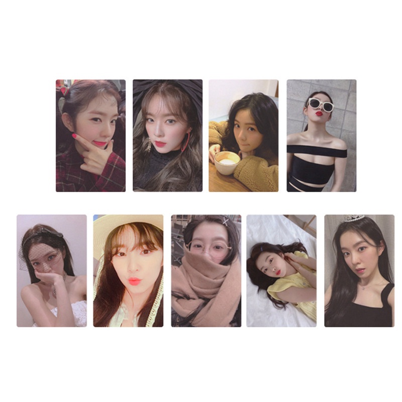 9pcs / Set Kartu Kpop Red Velvet Irene Untuk Koleksi Penggemar