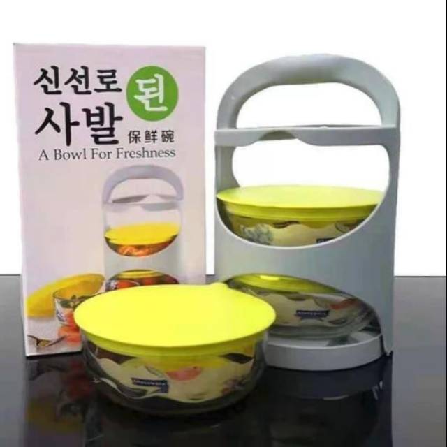 Rantang Kaca 3 susun