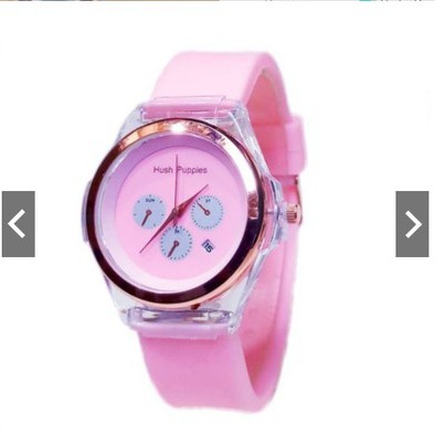 (KWS) Ready ✔️ Jam Tangan Wanita Oval Strap Rubber Crono Tiga Off HP-33