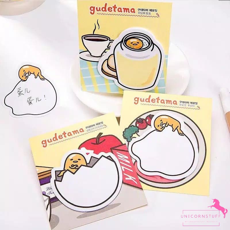 Sticky Notes Karakter Lucu Sticky Note Gudetama