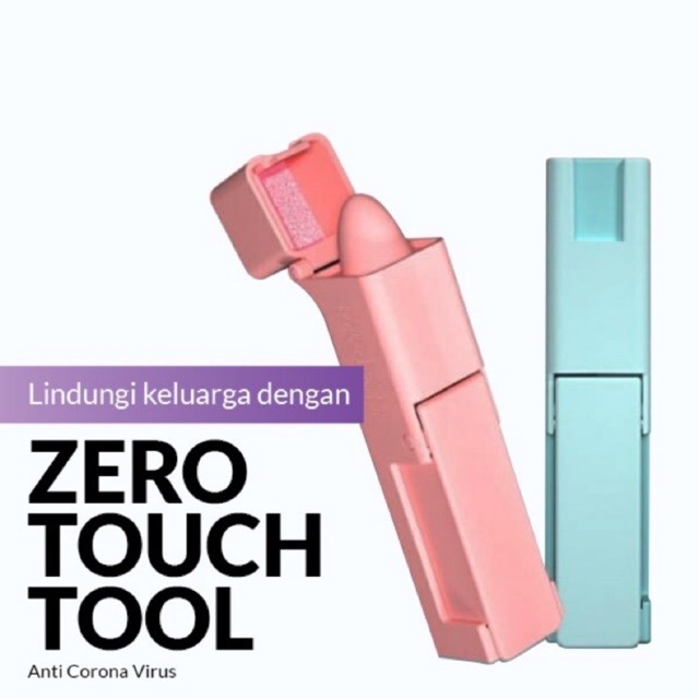 ZERO TOUCH TOOL Sanitary tools Zero Safe Touch Tool Epidemic disinfektan Tools Alat bantu NEWNORMAL