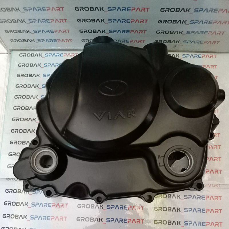 Cover Mesin KANAN, Cover Bak Kopling HITAM Viar Karya Oil & Cross X 150cc, Original