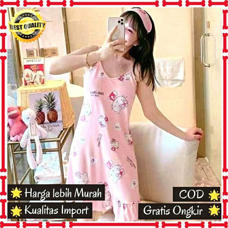 Lingerie sexy dress baju tidur wanita korea sexy bahan satin lingerie big size cosplay lingering sex