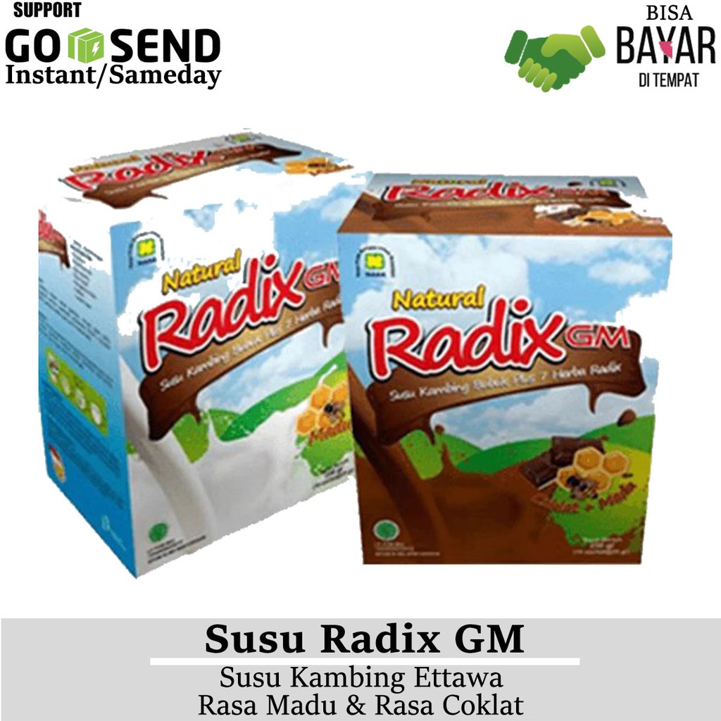 

Susu Radix GM - Susu Kambing Ettawa