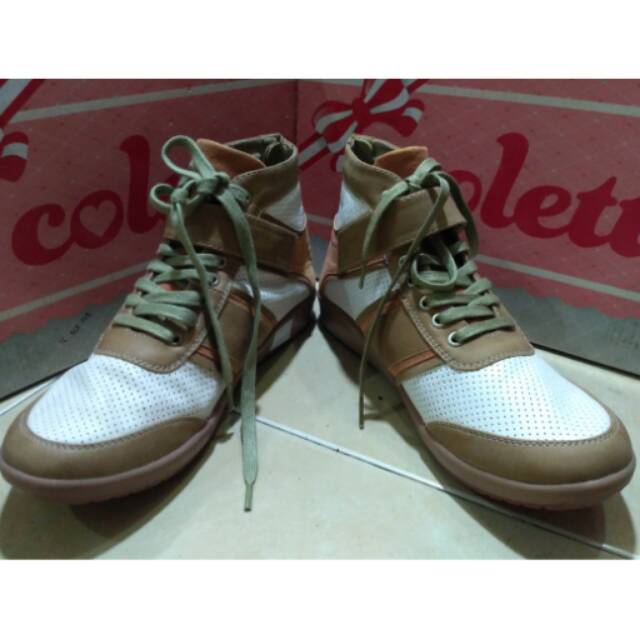 Sepatu Colette size 38 camel boots ori