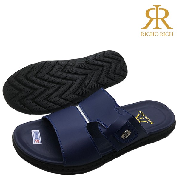  BISA COD Sandal  Pria RICHORICH BIRU Urban BLUE Bahan 